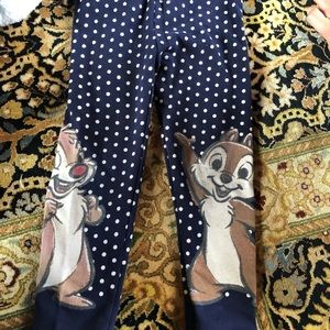 GAP Blue/white Chipmunks leggings